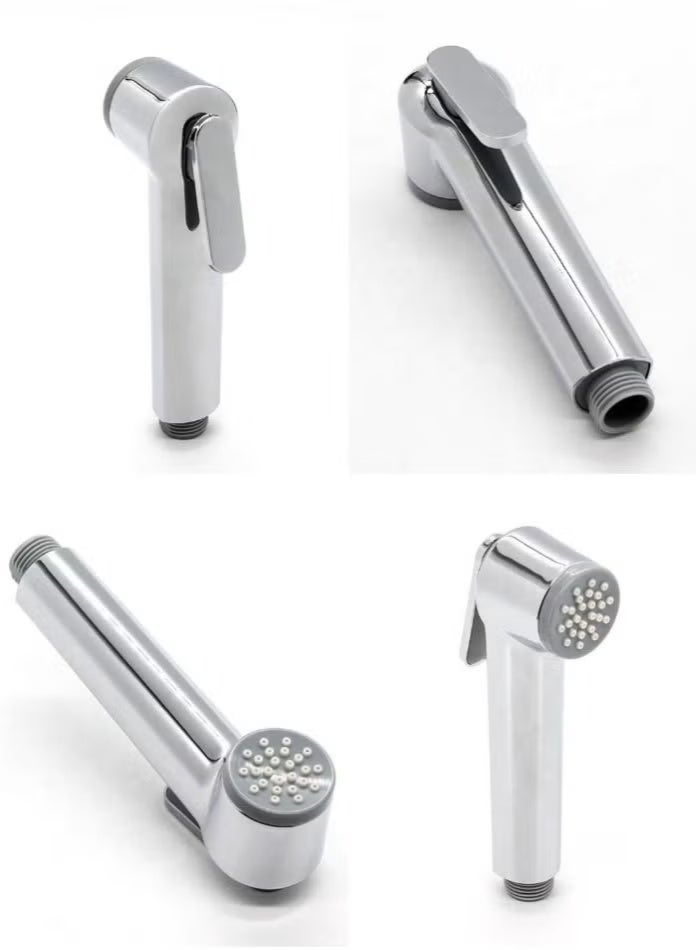Stainless Steel Shattaf Hand Spray Set Handheld Toilet Bidet Sprayer with Flexible Hose & Wall Mount Jet Spray - Image 4